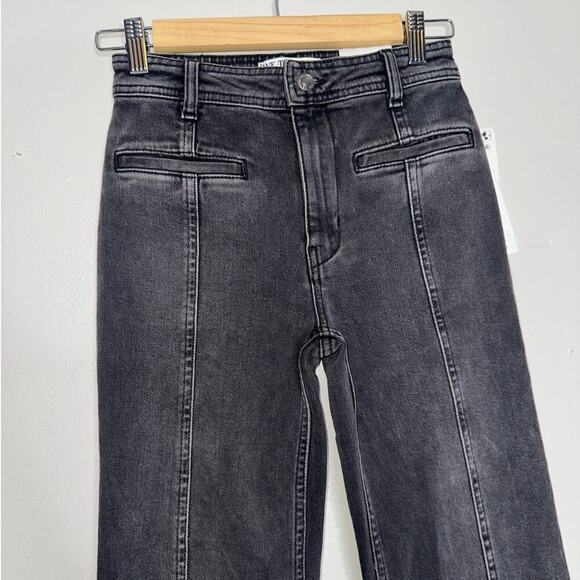 We The Free Firecracker Flare Jeans Black Gold Star Detail Size 24 NWT $168 - Picture 3 of 9